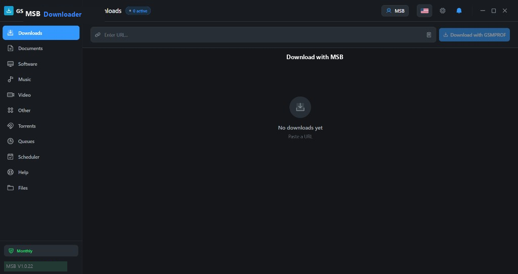 MSB Downloader — Downloads
